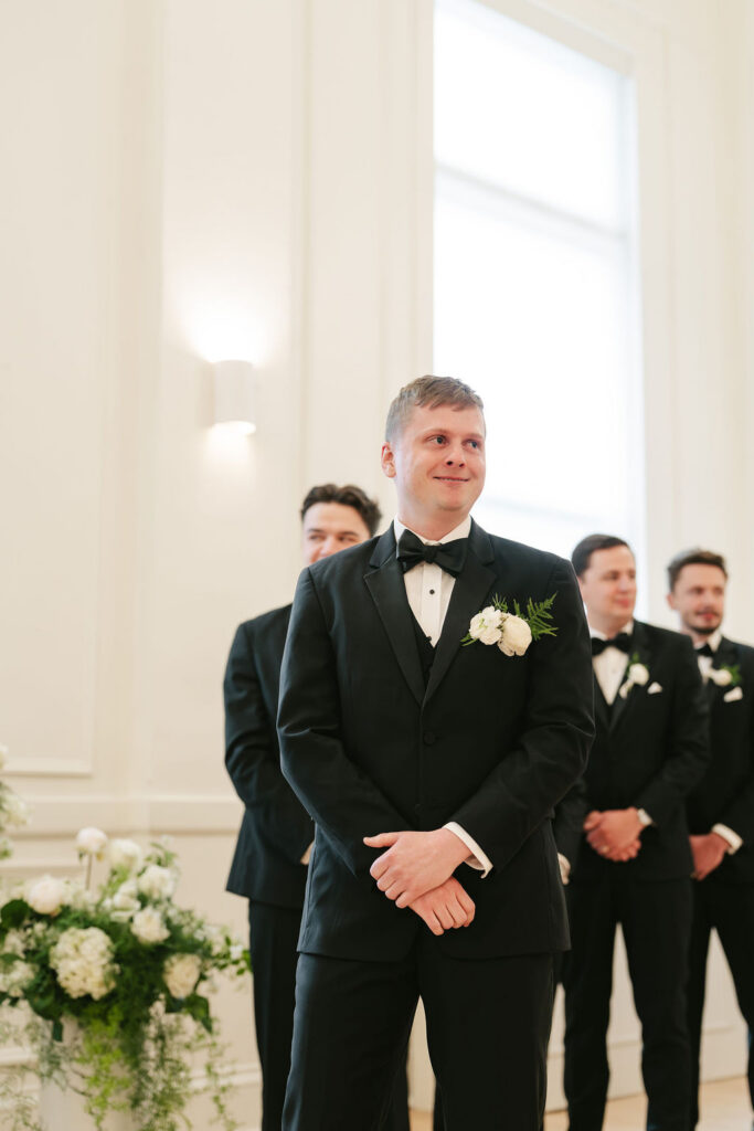 Fargo, North Dakota wedding ceremony at Synclaire Events Venue