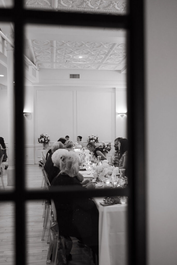 Indoor wedding reception in Fargo, North Dakota