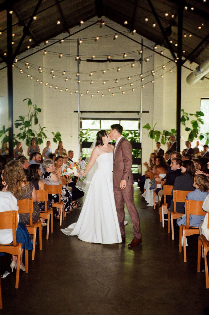 A PAIKKA St. Paul wedding ceremony in Minnesota captured on 35mm film